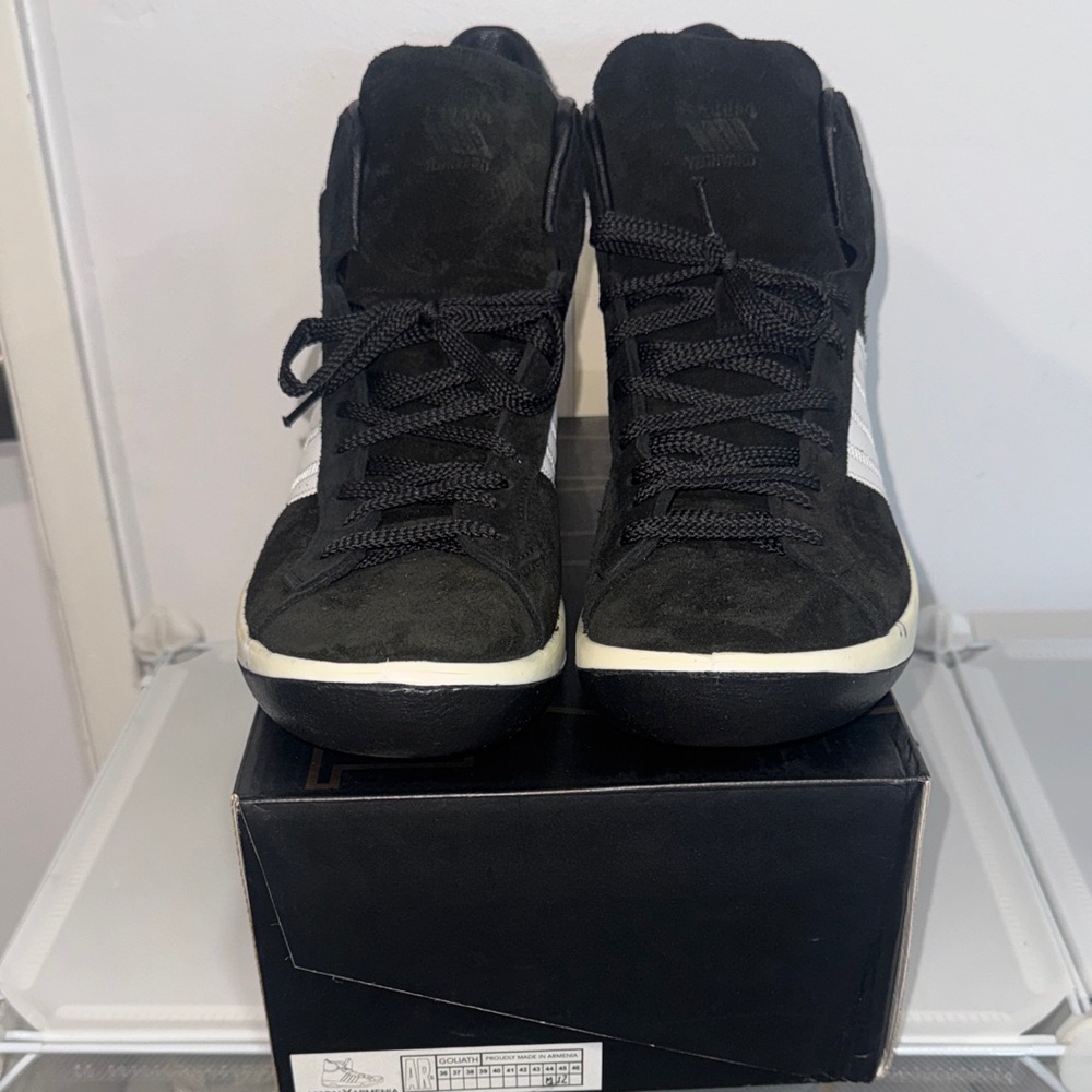 Black High-Top Sneakers
